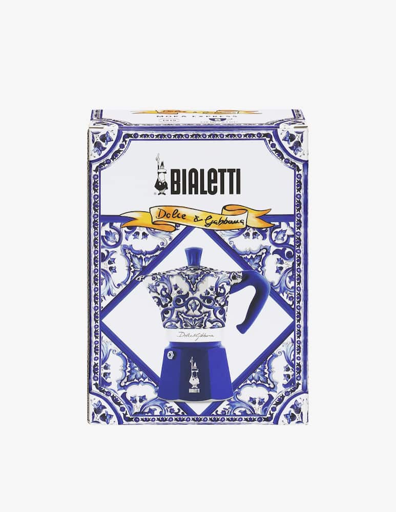 Bialetti Moka Express Blu Mediterraneo D&G - immagine 2 Bialetti Moka Express Blu Mediterraneo D&G - immagine 2