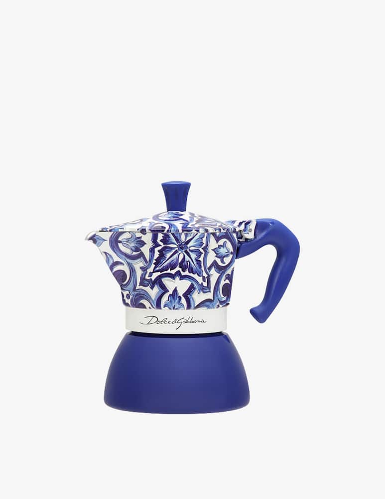 Bialetti Moka Induction 4 Tazze D&G Blue Med - immagine 1 Bialetti Moka Induction 4 Tazze D&G Blue Med - immagine 1