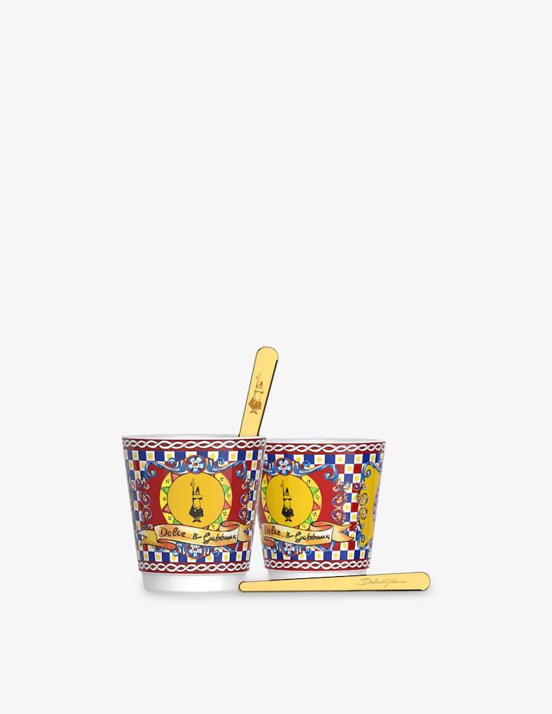 Bialetti D&G Carretto Set Bicchierini+2 Palette - immagine 1 Bialetti D&G Carretto Set Bicchierini+2 Palette - immagine 1