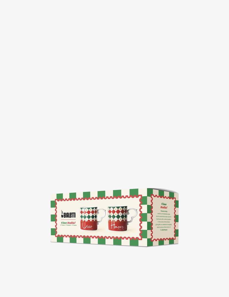 rinascente Bialetti Tricolore Set 2 Mug