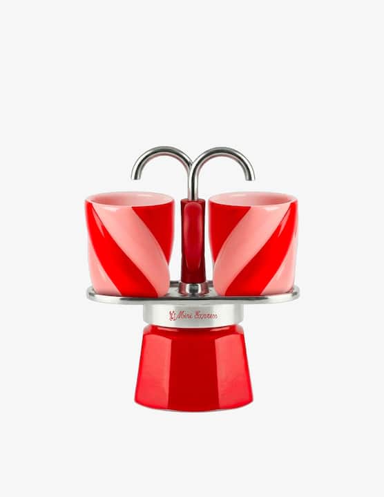 Bialetti - Cuor Di Zucchero Set Mini Express 2Tazze 2 Bicchierini - €44,90