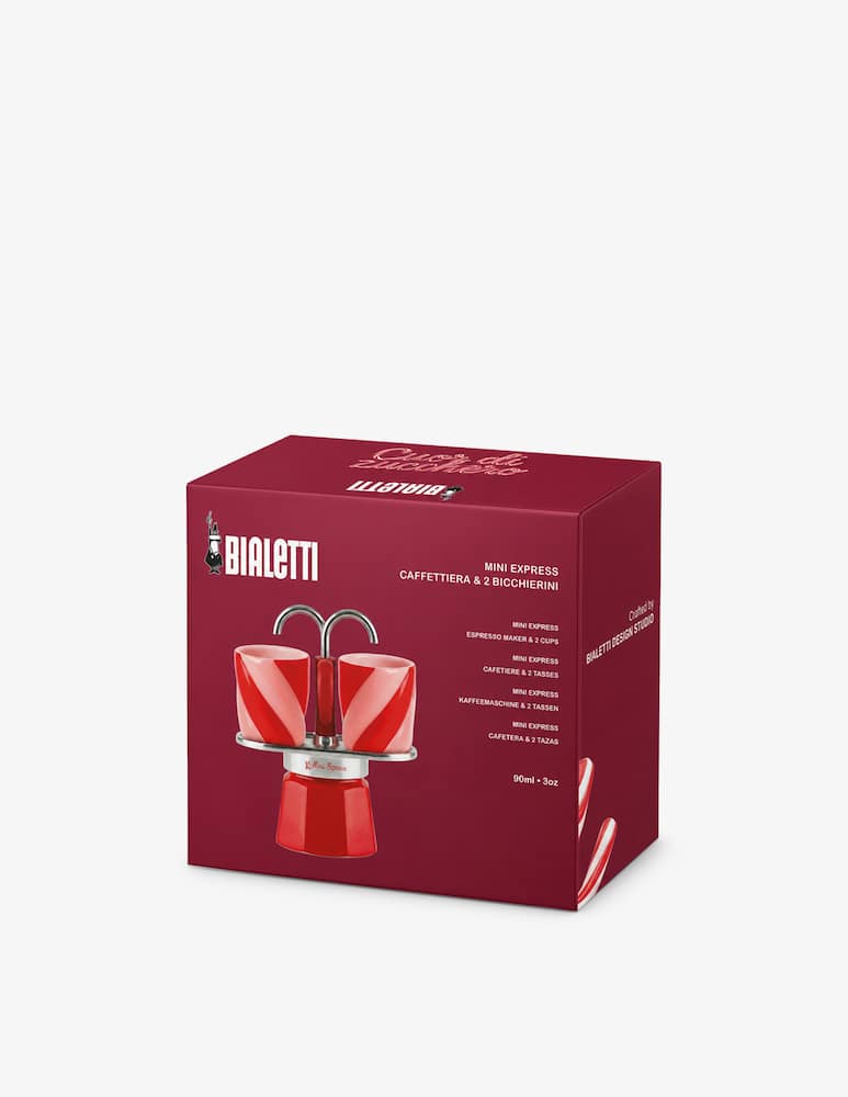 Bialetti Cuor Di Zucchero Set Mini Express 2Tazze 2 Bicchierini - immagine 2