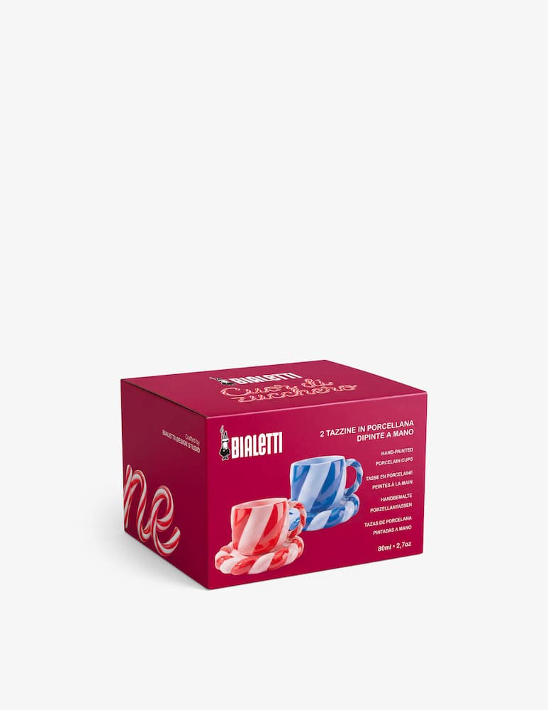Bialetti Set 2 Tazze Cuor Di Zucchero & Piattini - immagine 2 Bialetti Set 2 Tazze Cuor Di Zucchero & Piattini - immagine 2