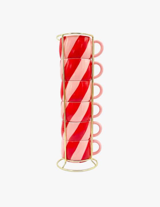 Bialetti - Cuor Di Zucchero Set 6 Tazze Impilabili - €54,90