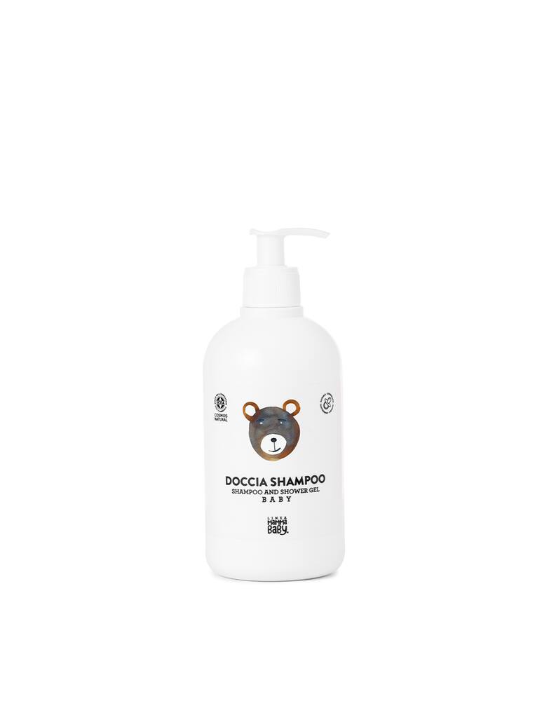 Linea Mamababy Doccia shampoo baby cosmos natural 500 ml - bianco - immagine 1 Linea Mamababy Doccia shampoo baby cosmos natural 500 ml - bianco - immagine 1
