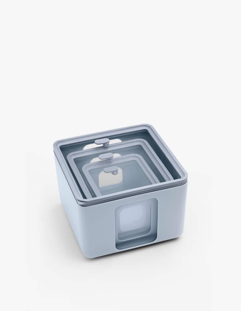 Blim Plus Peek Box Quadro Food Container S-M Set Da 3 Pz - picture 1 Blim Plus Peek Box Quadro Food Container S-M Set Da 3 Pz - picture 1