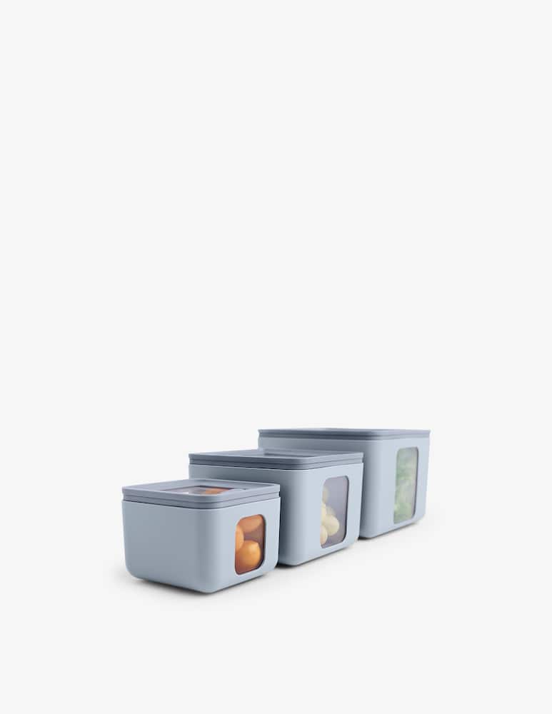 Blim Plus Peek Box Quadro Food Container S-M Set Da 3 Pz - picture 2 Blim Plus Peek Box Quadro Food Container S-M Set Da 3 Pz - picture 2