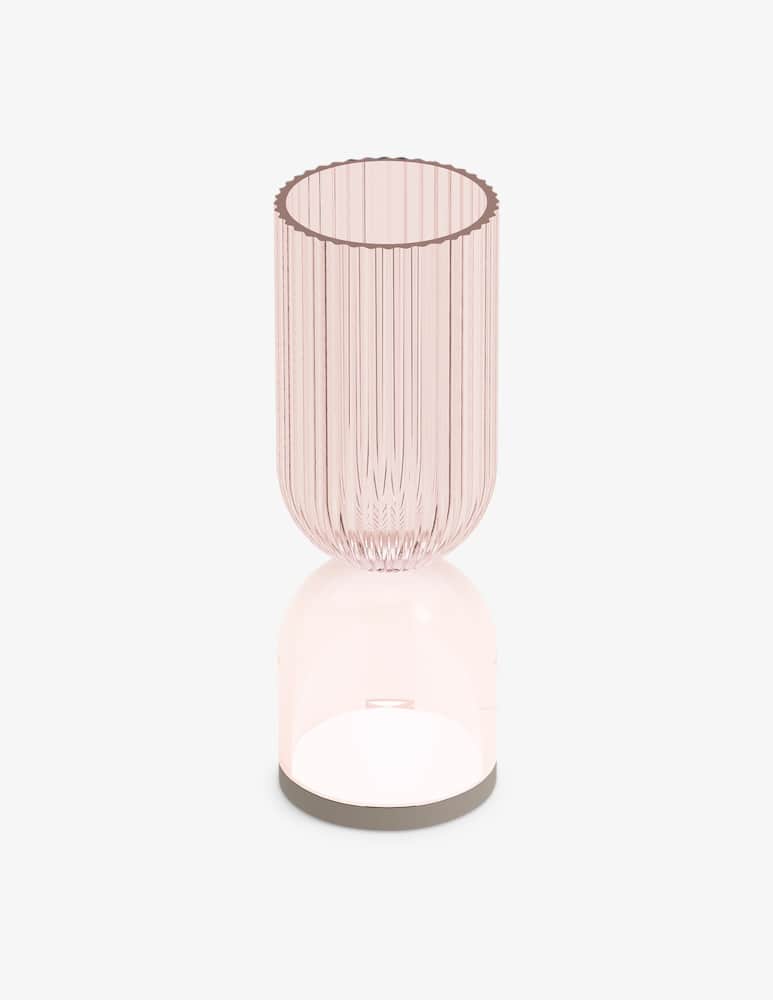 Lyxo Alba V. A Lampada Da Tavolo Rosa Fume - immagine 1 Lyxo Alba V. A Lampada Da Tavolo Rosa Fume - immagine 1