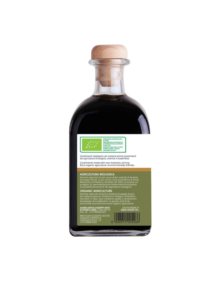 rinascente Giuseppe Giusti Aceto balsamico di Modena IGP biologico 2 sigilli