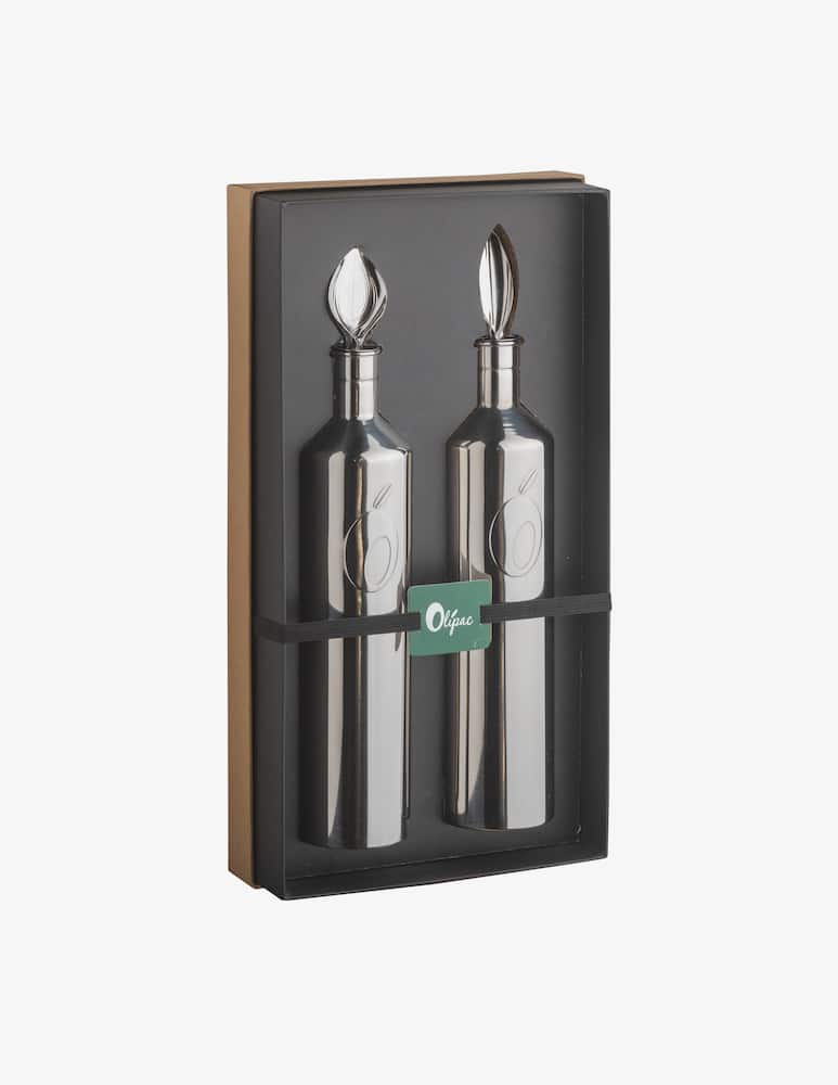 rinascente Olipac Set Condimento Olive Con Foglia Set 2 Pz