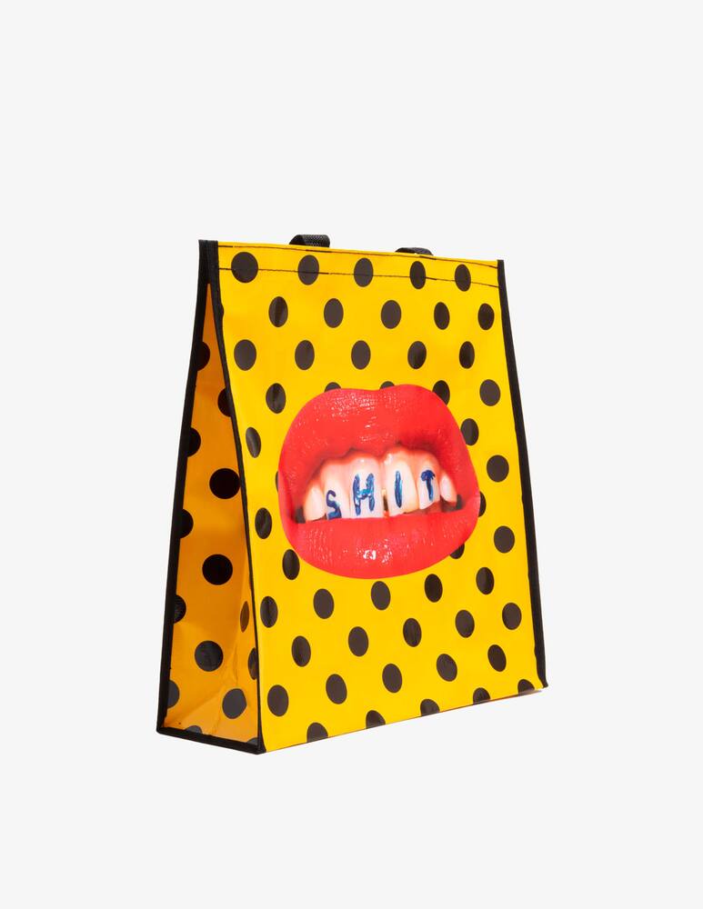 rinascente Seletti Borsa "Grocery Bag Toiletpaper Home" Shit - Multicolor