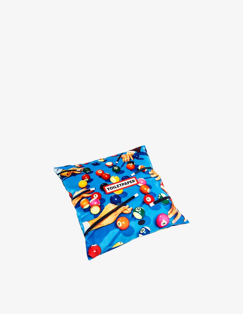 rinascente Seletti Cuscino "Toiletpaper Home" Snooker - Multicolor