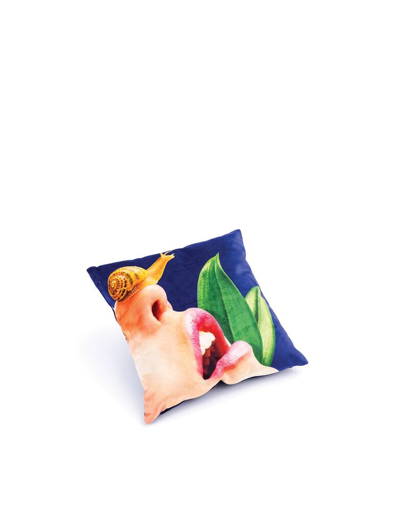 rinascente Seletti Cushion With Plume Padding Toiletpaper Cm.50X50 - Snail