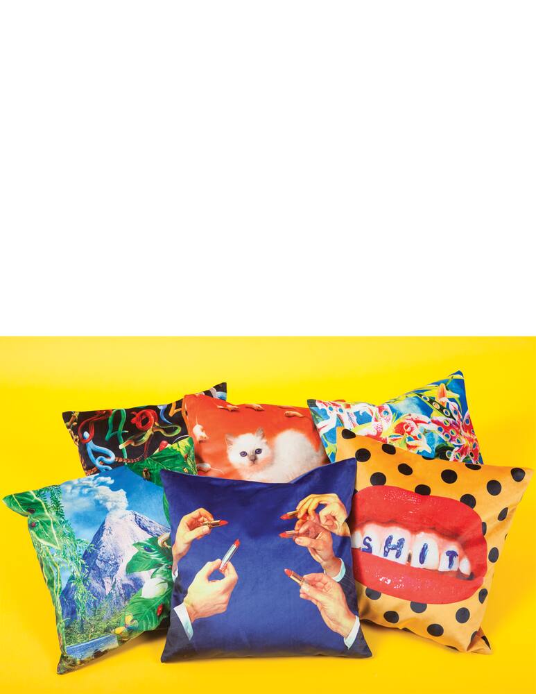 rinascente Seletti Cuscino In Poliestere Imbottitura Piuma "Toiletpaper" - Multicolor