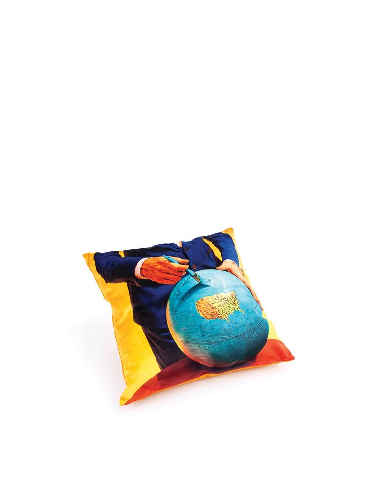 rinascente Seletti Cushion With Plume Paddingtoiletpaper Cm.50X50 - Globe