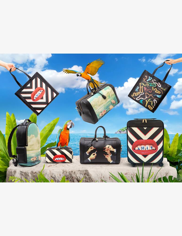 rinascente Seletti Borsa Viaggio "Toiletpaper" Snakes - Multicolor