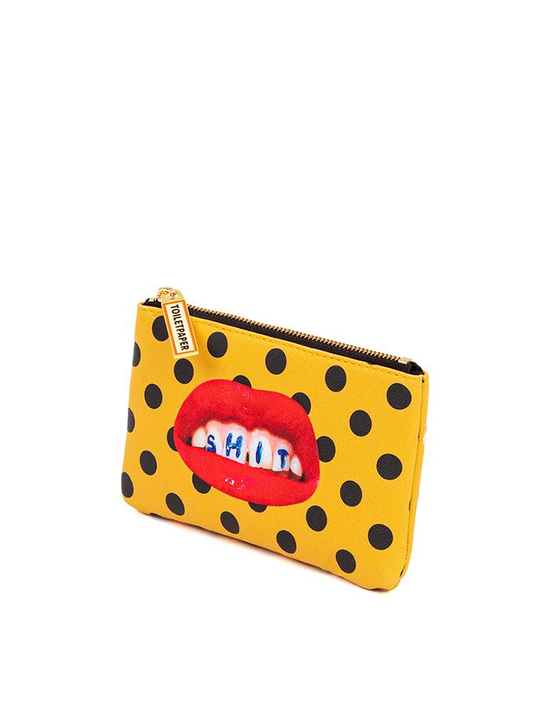 rinascente Seletti Astuccio In Pu Stampato Toiletpaper Cm. 15.5X9.5 - Multicolor