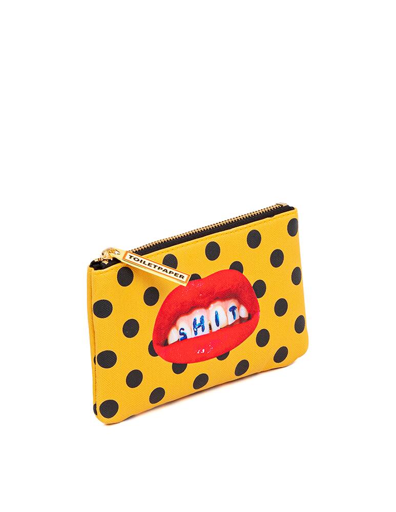 rinascente Seletti Astuccio In Pu Stampato Toiletpaper Cm. 15.5X9.5 - Multicolor