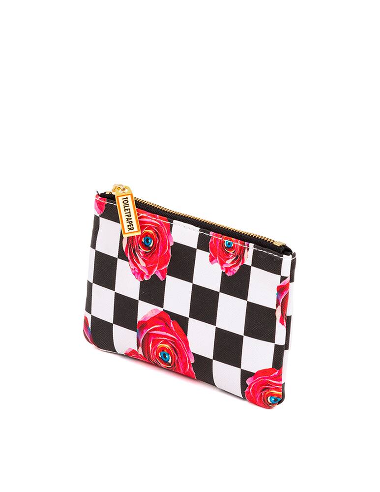 rinascente Seletti Astuccio In Pu Stampato Toiletpaper Cm. 15.5X9.5