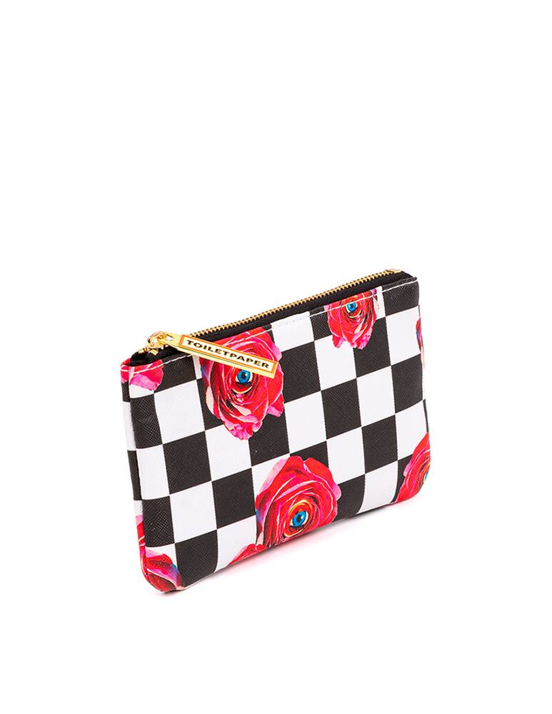 rinascente Seletti Astuccio In Pu Stampato Toiletpaper Cm. 15.5X9.5