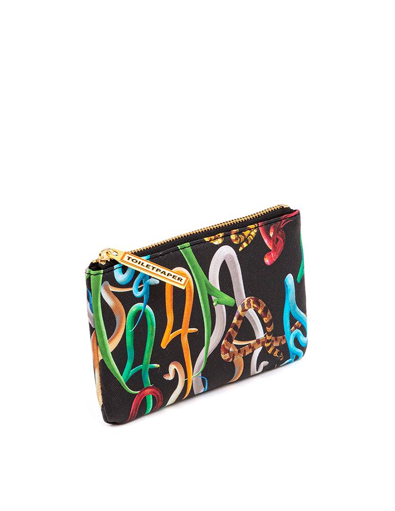 rinascente Seletti Astuccio In Pu Stampato Toiletpaper Cm. 15.5X9.5 - Multicolor