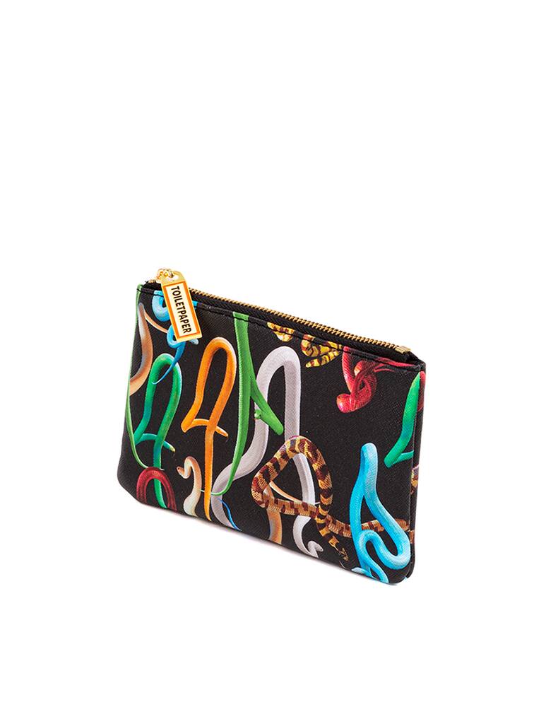 rinascente Seletti Astuccio In Pu Stampato Toiletpaper Cm. 15.5X9.5 - Multicolor