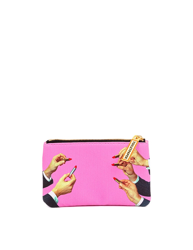 rinascente Seletti Astuccio In Pu Stampato Toiletpaper Cm. 15.5X9.5 - Multicolor