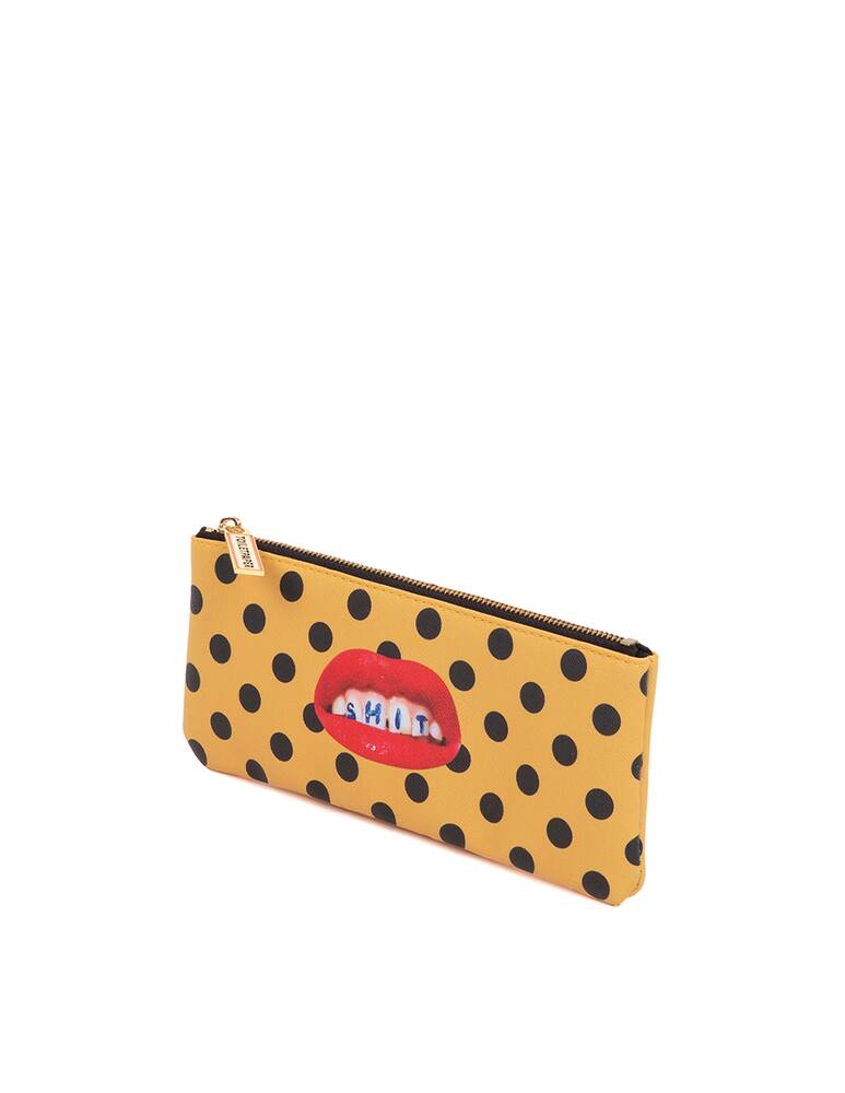 rinascente Seletti Astuccio In Pu Stampato Toiletpaper Cm. 21X9 - Multicolor