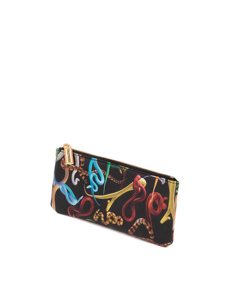 rinascente Seletti Astuccio In Pu Stampato Toiletpaper Cm. 21X9 - Multicolor