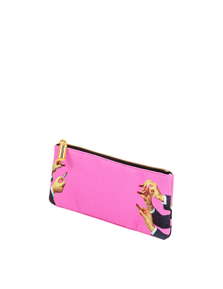 rinascente Seletti Astuccio In Pu Stampato Toiletpaper Cm. 21X9 - Multicolor