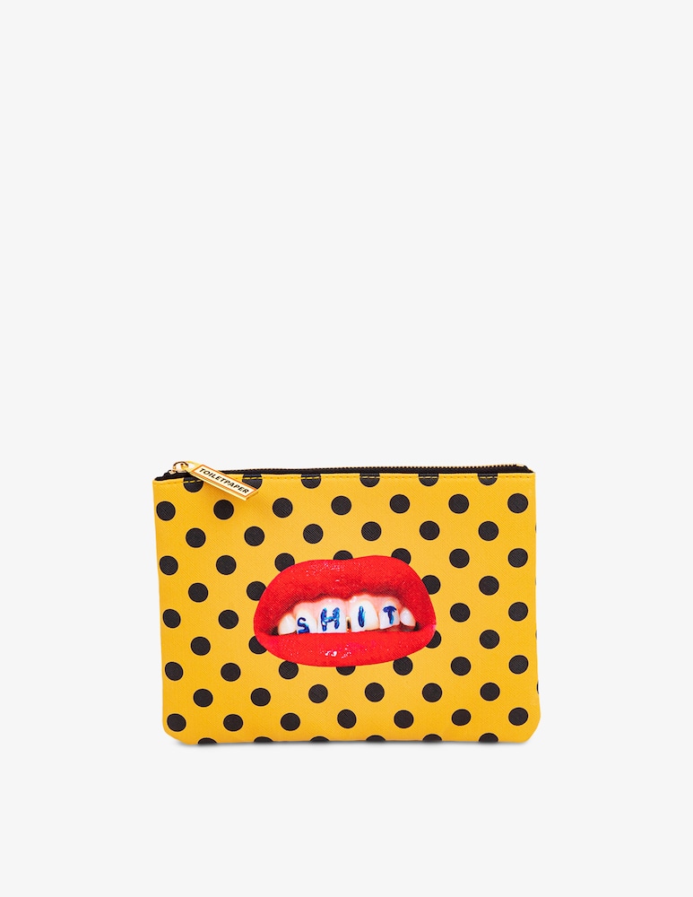 rinascente Seletti Beauty-Case Stampato "Toiletpaper" Shit - Multicolor