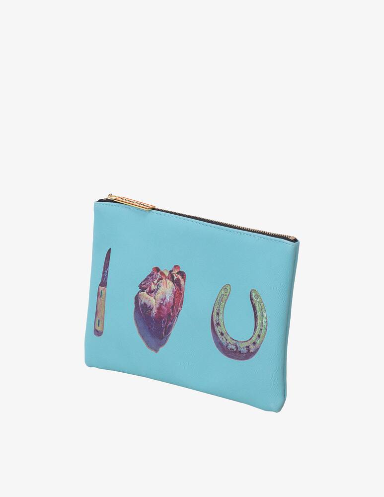 rinascente Seletti Beauty Bag Love Edition - Azzurro