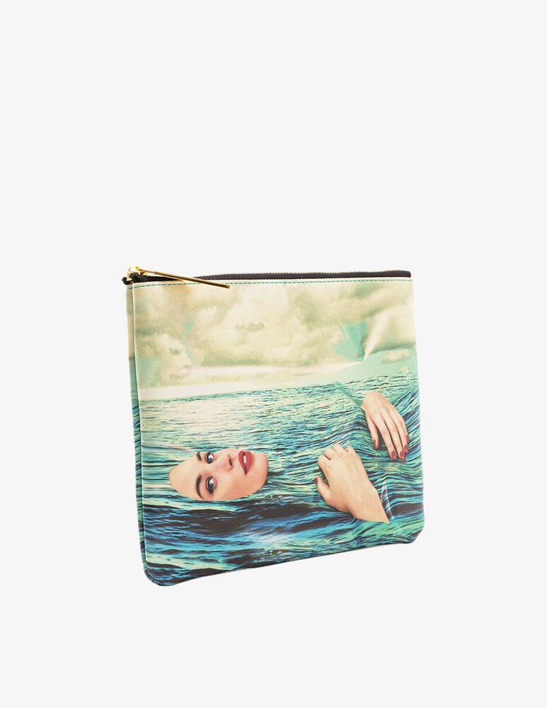 rinascente Seletti "Toiletpaper Home" Cosmetic Bag Sea Girl - Multi