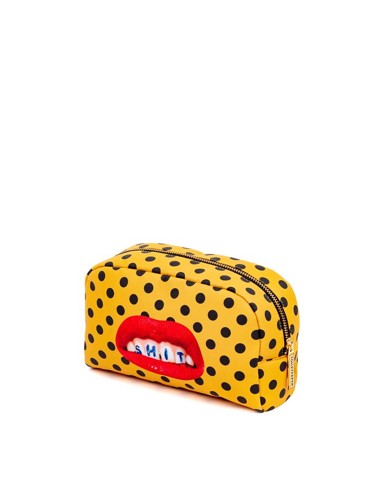 rinascente Seletti "Toiletpaper" Printed Cosmetic Bag Shit - Multi