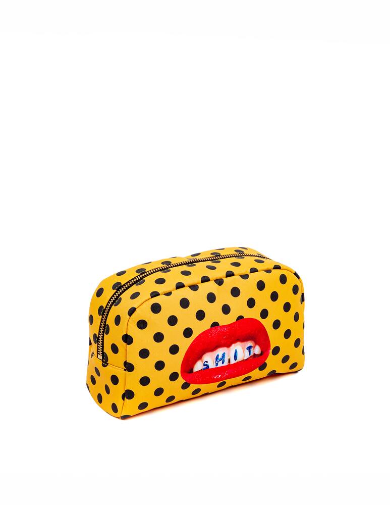 rinascente Seletti "Toiletpaper" Printed Cosmetic Bag Shit - Multi