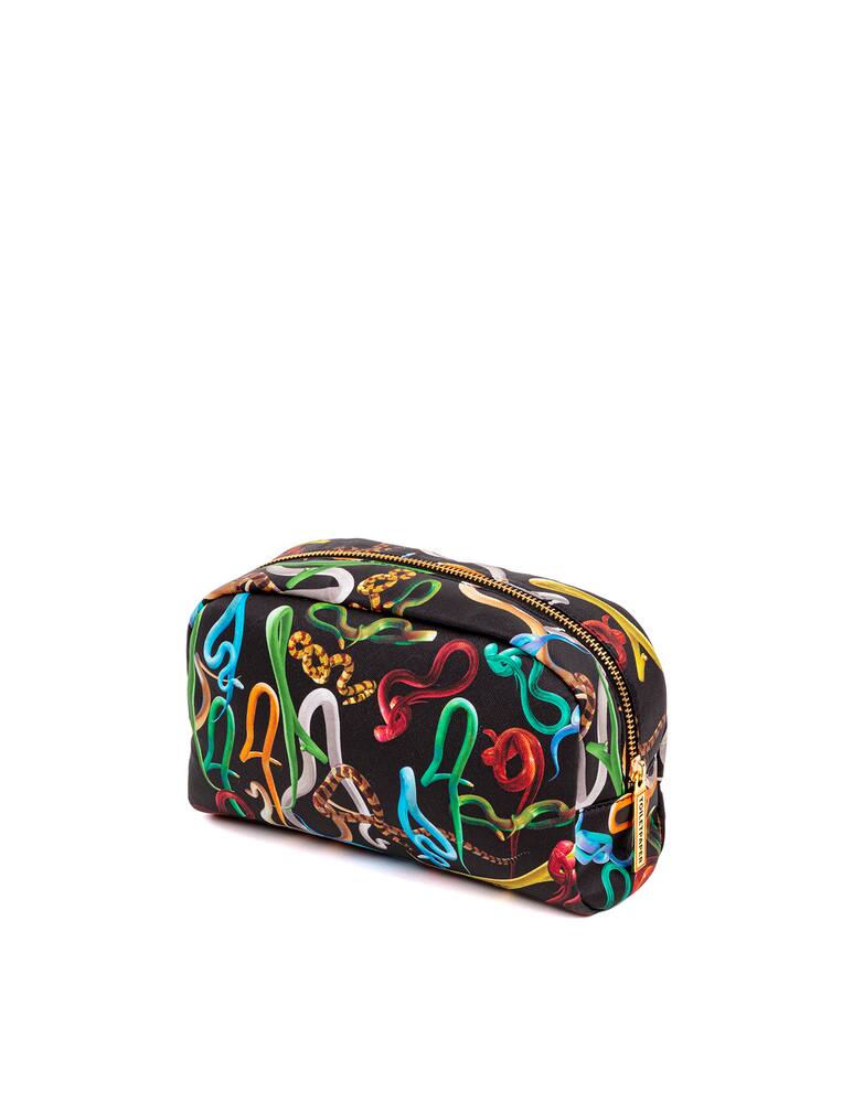 rinascente Seletti Beauty-Case Stampato "Toiletpaper" Snakes - Multicolor