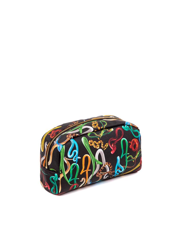 rinascente Seletti Beauty-Case Stampato "Toiletpaper" Snakes - Multicolor