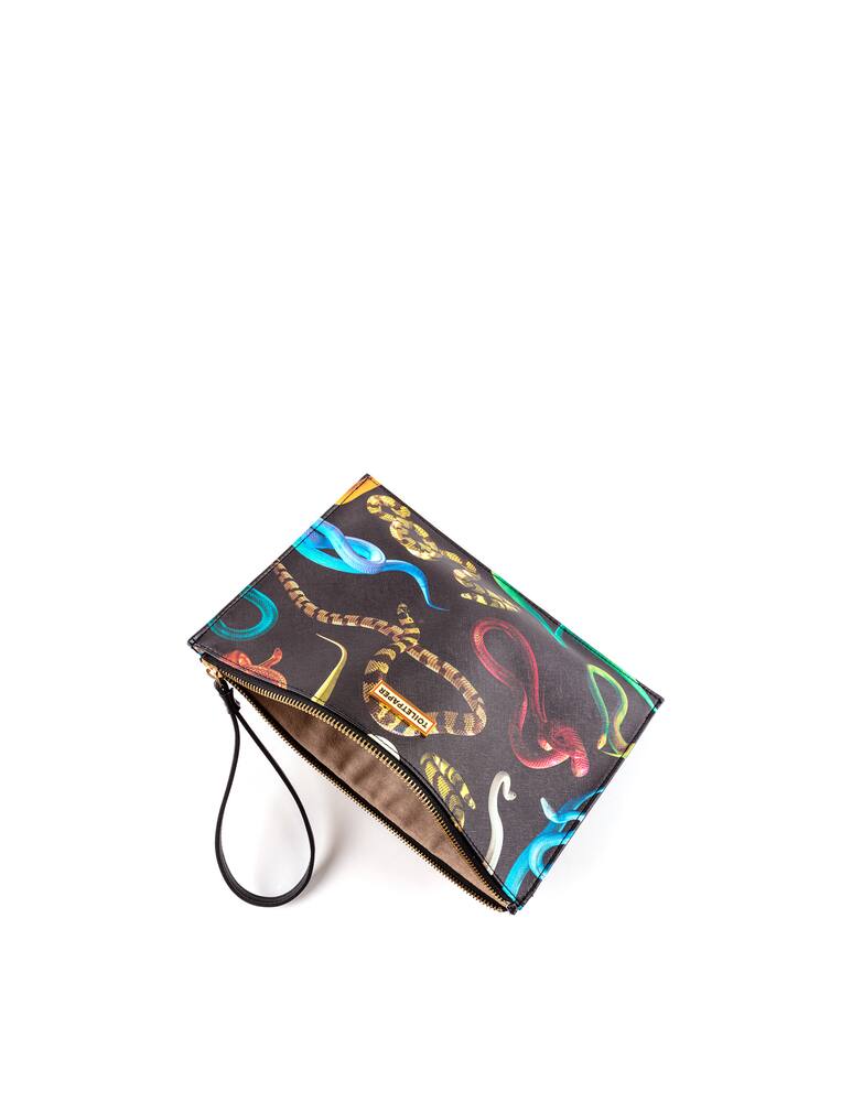 rinascente Seletti Borsa Clutch In Pu Toiletpaper Cm 28X20X3  - Multicolor