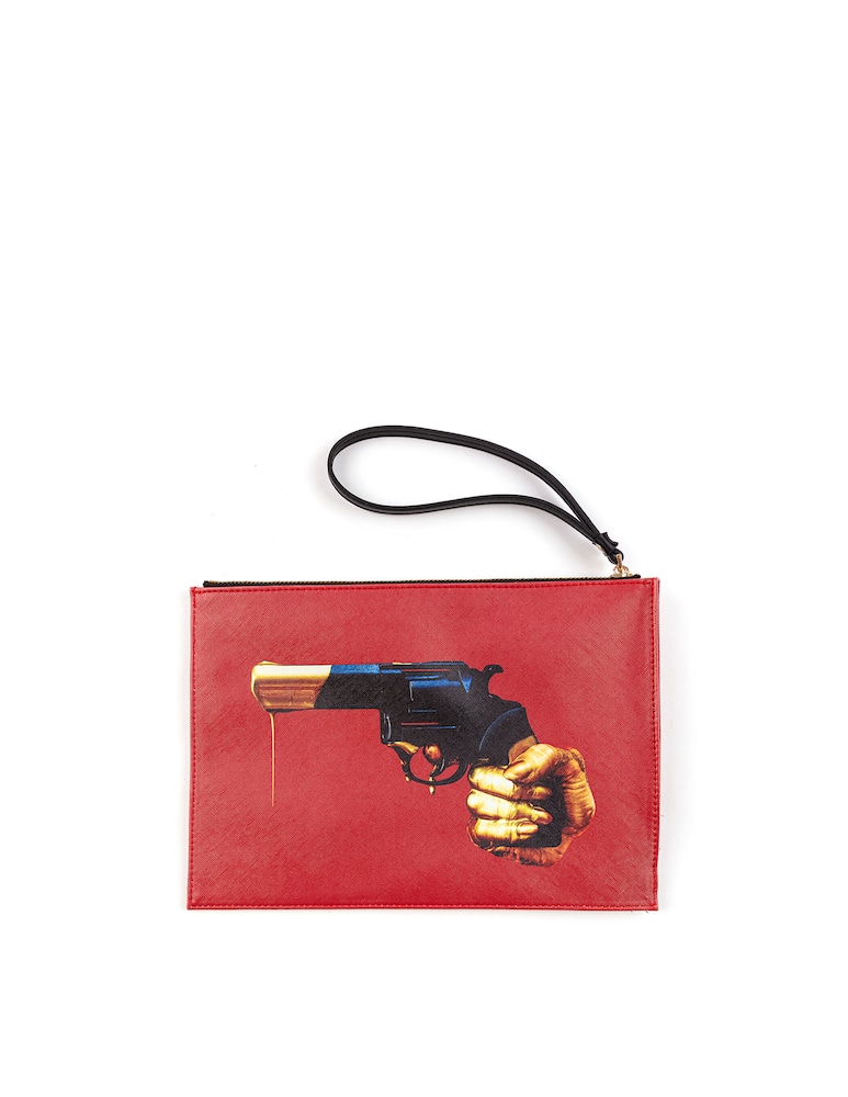 Seletti Borsa A Mano Toiletpaper Cm 28X20X3 - immagine 1 Seletti Borsa A Mano Toiletpaper Cm 28X20X3 - immagine 1