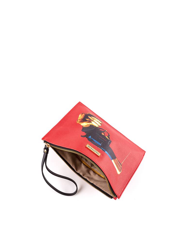 rinascente Seletti Borsa A Mano In Pu Toiletpaper Cm 28X20X3  - Multicolor