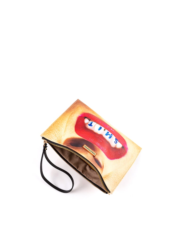 rinascente Seletti Borsa A Mano In Pu Toiletpaper Cm 28X20X2 - Multicolor