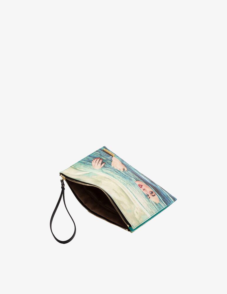 Seletti Borsa A Mano "Toiletpaper Home" Sea Girl - immagine 2 Seletti Borsa A Mano "Toiletpaper Home" Sea Girl - immagine 2