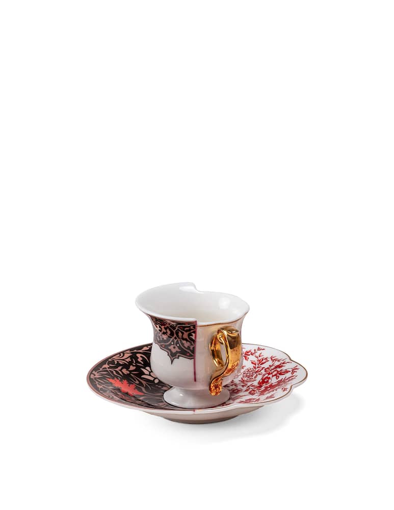 Seletti Tazzina Da Caffè Con Piattino Hybrid - immagine 2 Seletti Tazzina Da Caffè Con Piattino Hybrid - immagine 2