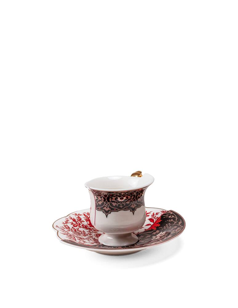 rinascente Seletti Tazzina Da Caffè Con Piattino "Hybrid-Sagala" - Multicolor