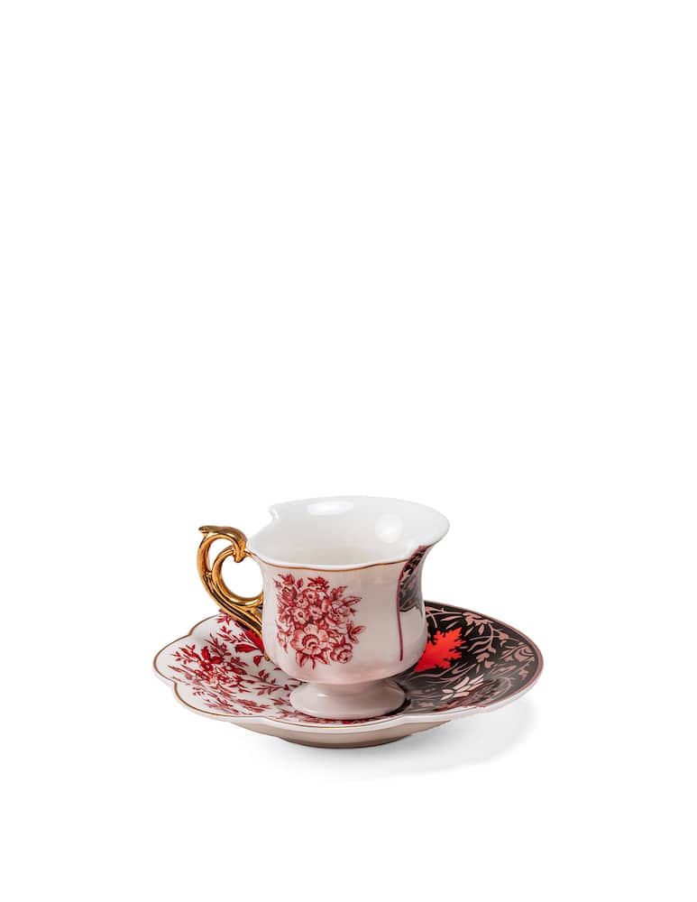 rinascente Seletti Tazzina Da Caffè Con Piattino "Hybrid-Sagala" - Multicolor