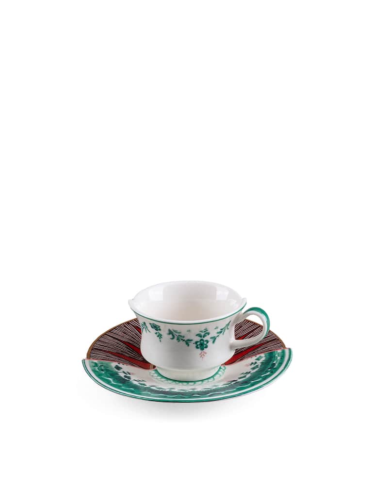 Seletti Tazzina da Caffè Con Piattino Hybrid - immagine 1 Seletti Tazzina da Caffè Con Piattino Hybrid - immagine 1