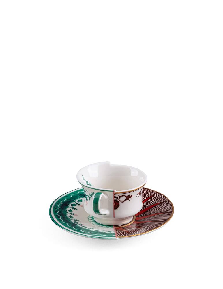 rinascente Seletti Tazzina Da Caffè Con Piattino "Hybrid-Chucuito" - Multicolor