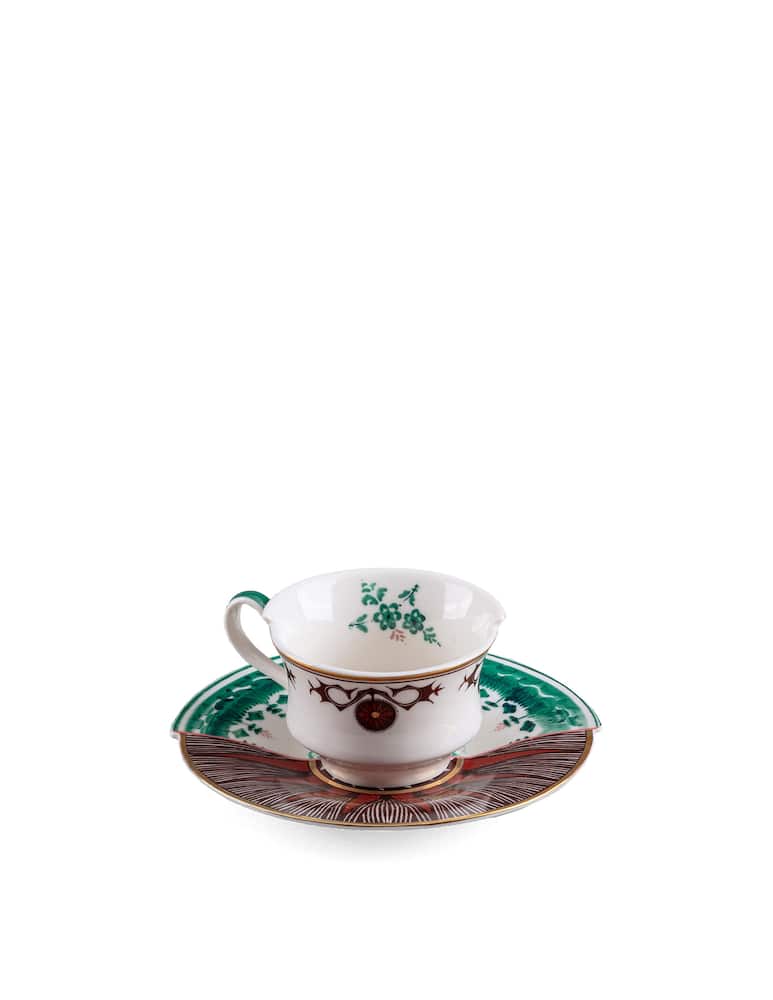 rinascente Seletti Tazzina Da Caffè Con Piattino "Hybrid-Chucuito" - Multicolor