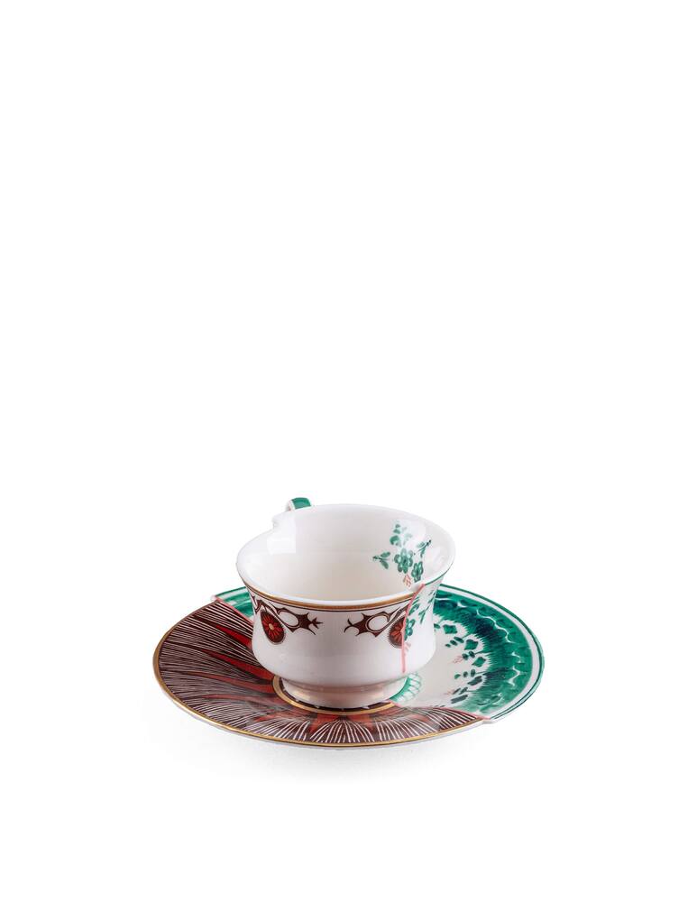 rinascente Seletti Tazzina Da Caffè Con Piattino "Hybrid-Chucuito" - Multicolor