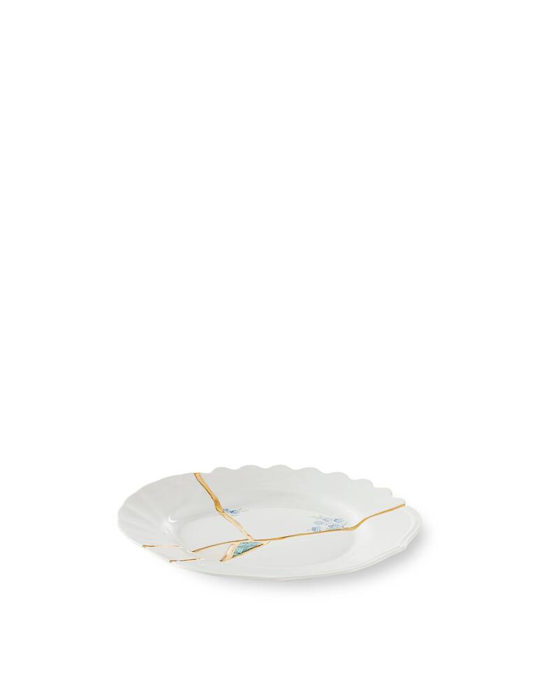 rinascente Seletti Kintsugi-N'3 Dessert Plate In  Porcelain - White